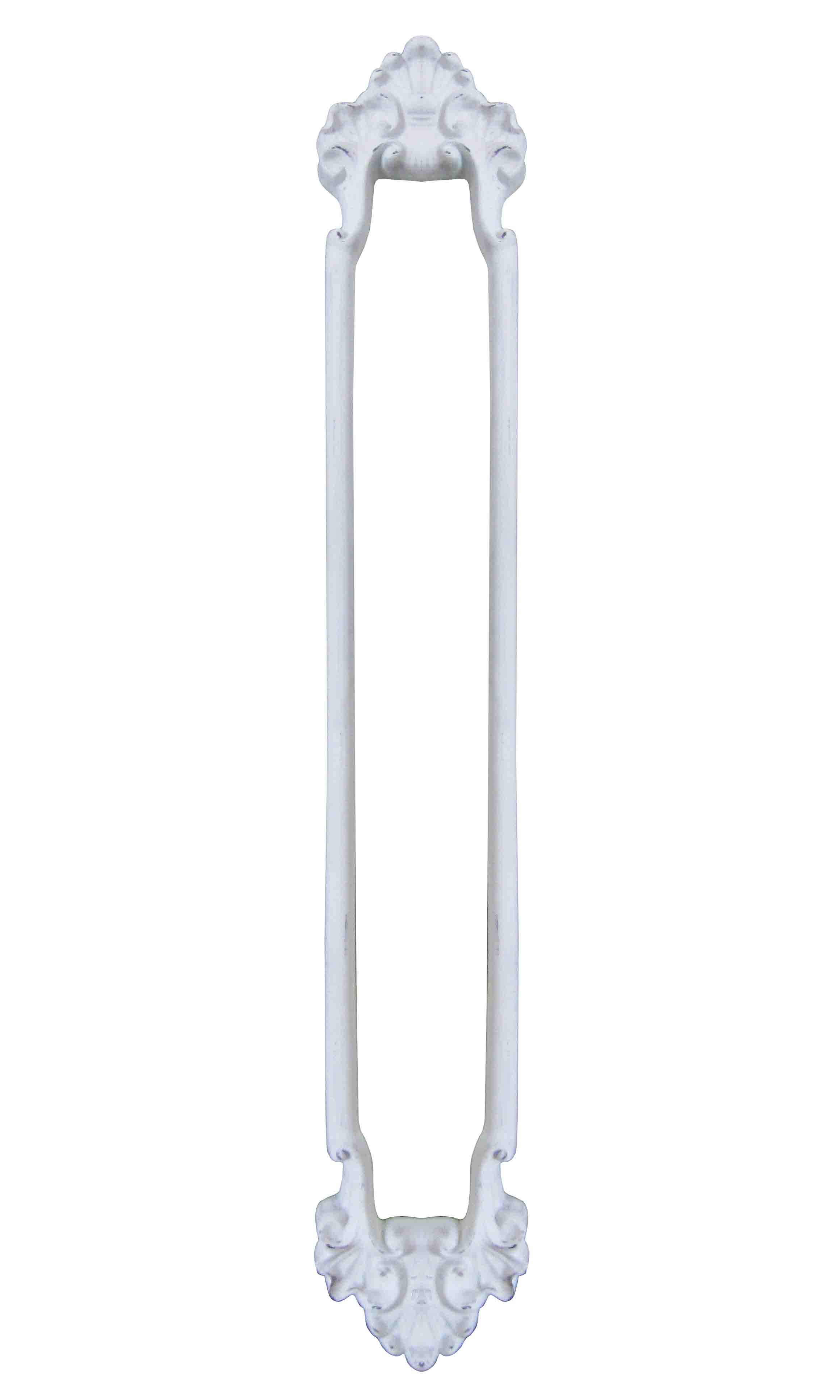 TS107 Wall décor art mirror white tone classic ornate rectangular vertical long